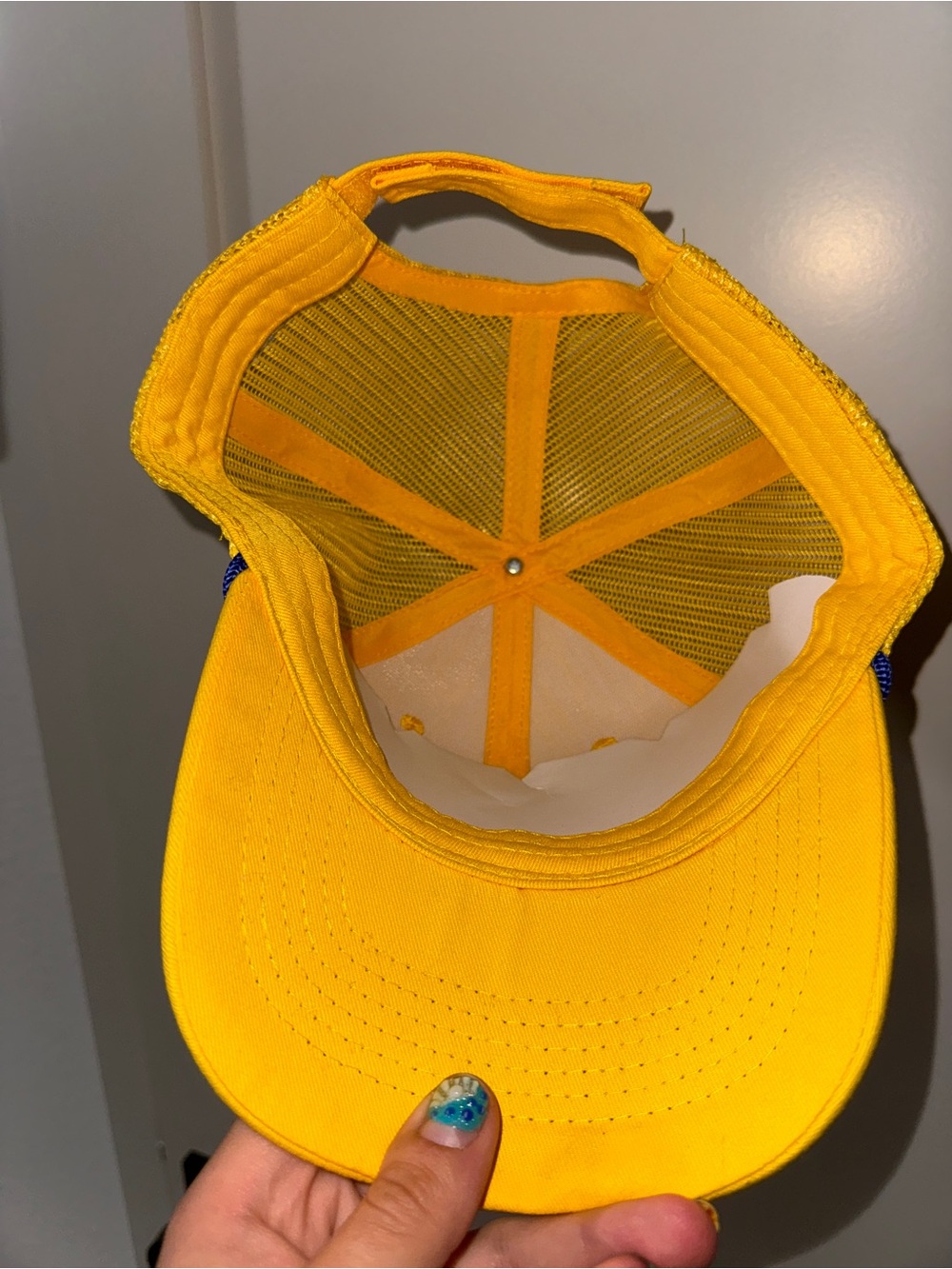 NAPA Yellow Mesh-Back Rope Cap - Picture 4 of 6